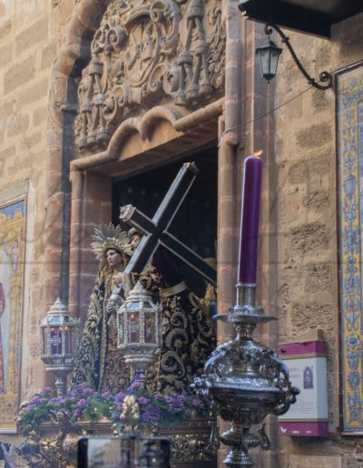 Viacrucis del Consejo de Hermandades y Cofradías de Cádiz 2024 COFRADIA AFLIGIDOS