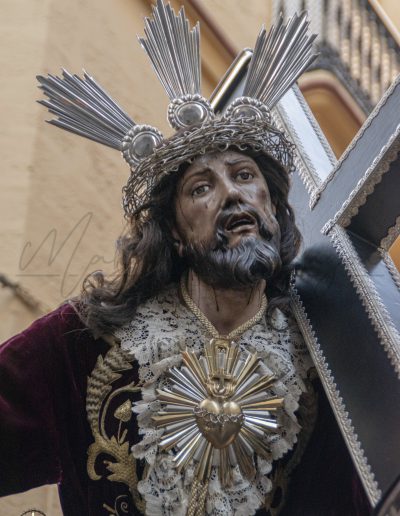Viacrucis del Consejo de Hermandades y Cofradías de Cádiz 2024 COFRADIA AFLIGIDOS