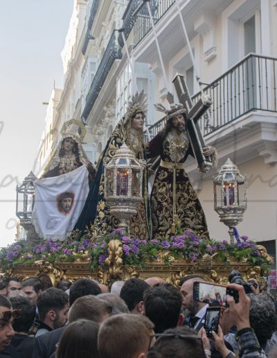 Viacrucis del Consejo de Hermandades y Cofradías de Cádiz 2024 COFRADIA AFLIGIDOS