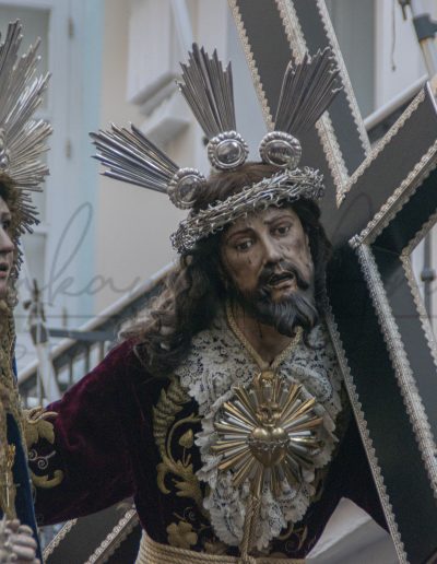 Viacrucis del Consejo de Hermandades y Cofradías de Cádiz 2024 COFRADIA AFLIGIDOS