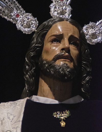 Viacrucis del Consejo de Hermandades y Cofradías de Chiclana cofradia el huerto