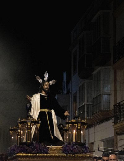 Viacrucis del Consejo de Hermandades y Cofradías de Chiclana cofradia el huerto