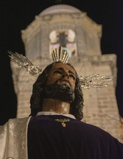 Viacrucis del Consejo de Hermandades y Cofradías de Chiclana cofradia el huerto